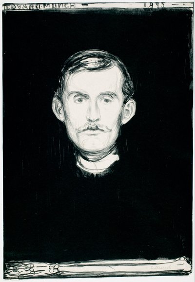 Self-Portrait by Edvard Munch