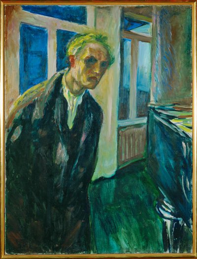 Self-Portrait. The Night by Edvard Munch