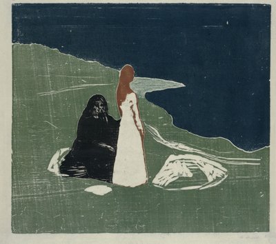 Two Women on the Seashore by Edvard Munch