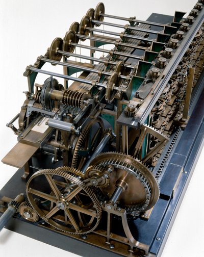 Detail of the Scheutz Difference Engine No 3 by Edvard and Scheutz Per Georg  Scheutz