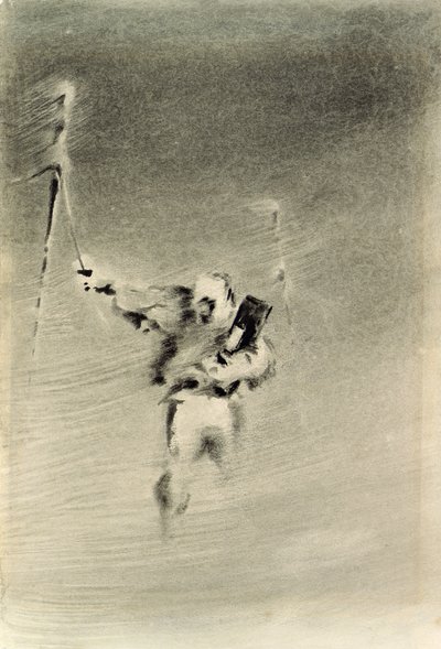 Taking Observations in a Blizzard by Edward Adrian Wilson