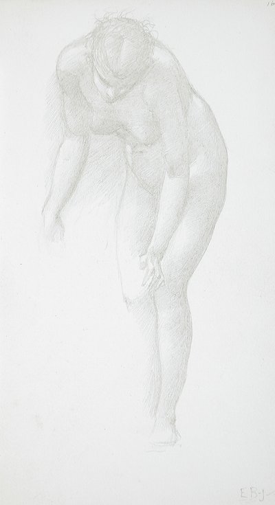 Bending Female Nude by Edward Burne-Jones