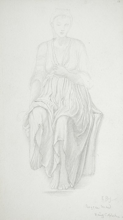 Seated Woman by Edward Burne-Jones