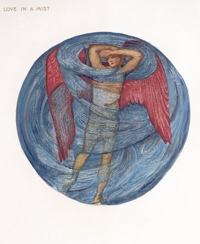 Love in a Mist (The Flower Book) by Edward Burne Jones