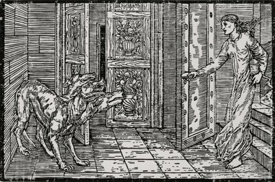 Cerberus by Edward Coley (after) Burne Jones