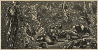 The Briar Wood by Edward Coley Burne-Jones