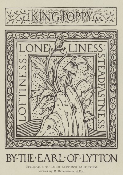 Titlepage to Lord Lytton