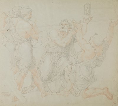 Study for the Figures of Demitrius and Two Workmen by Edward Francis Burney