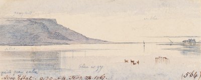 Aboo Zobat; 9:30 A.M., 28 Feb. 1867 by Edward Lear
