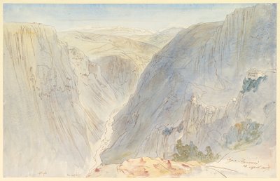 Agia Paraskevi, Epirus, Greece by Edward Lear