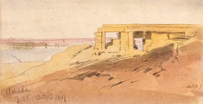 Amada, 7:25 am, 12 February 1867 by Edward Lear
