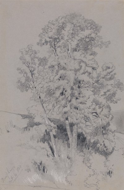 Burpham Oct. 4, 1834 by Edward Lear