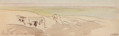 Dendera, January 15, 1867 by Edward Lear
