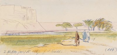 Gebel S. Eredi; 2:10 PM, 10 January 1867 by Edward Lear