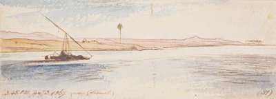 Near Colosaneh; 3:45 P.M., 3 Jan. 1867 (51) by Edward Lear