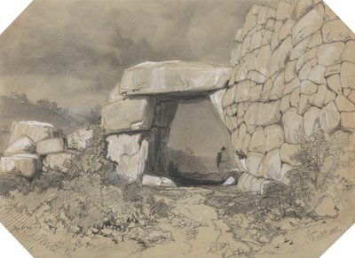 Segni, 6 October 1838 by Edward Lear