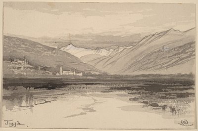Taggia by Edward Lear