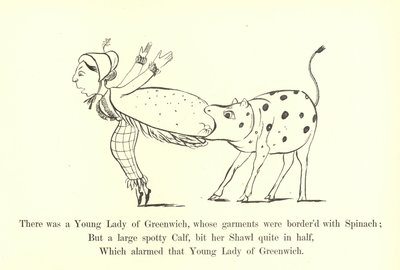 There was a Young Lady of Greenwich, Whose Garments Were Border