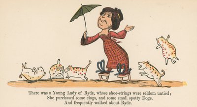 There was a Young Lady of Ryde, Whose Shoe-strings were Seldom Untied by Edward Lear
