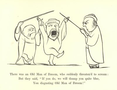 There was an Old Man of Ibreem, who suddenly threatened to scream by Edward Lear