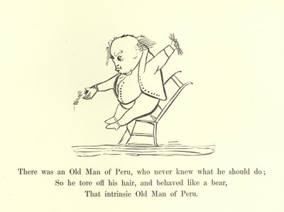 There was an Old Man of Peru, Who Never Knew What He Should Do by Edward Lear