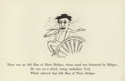 There was an Old Man of Three Bridges, Whose Mind was Distracted by Midges by Edward Lear