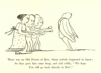 There Was an Old Person of Bow, Whom Nobody Happened to Know by Edward Lear