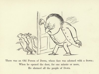 There was an Old Person of Down, whose Face was Adorned with a Frown by Edward Lear