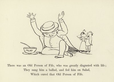 There was an Old Person of Fife, who was greatly disgusted with life by Edward Lear