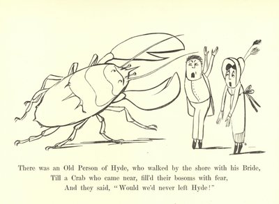 There was an Old Person of Hyde, Who Walked by the Shore with His Bride by Edward Lear