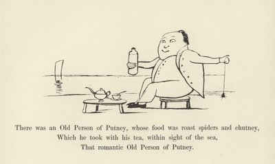 There Was an Old Person of Putney, Whose Food Was Roast Spiders and Chutney by Edward Lear