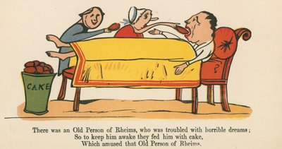 There was an Old Person of Rheims, who was troubled with horrible dreams, from 