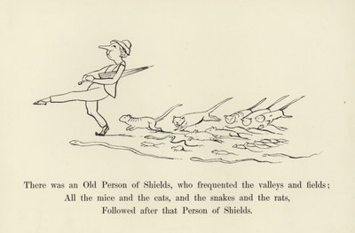 There was an Old Person of Shields, Who Frequented the Valleys and Fields by Edward Lear