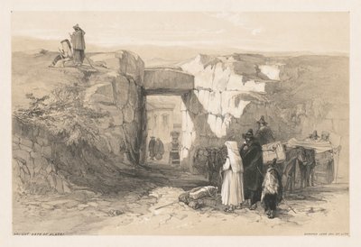 Views of Rome and Its Environs: Ancient Gate of Alatri by Edward Lear
