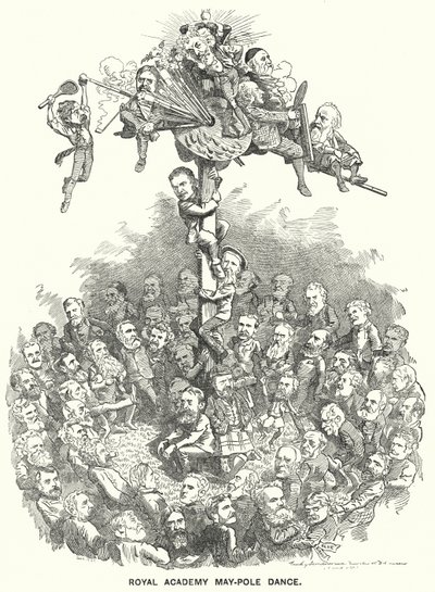 Royal Academy May-Pole Dance by Edward Linley (after) Sambourne