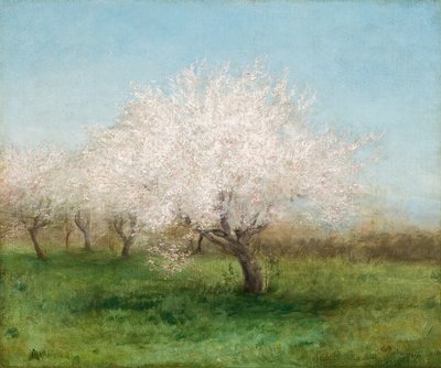 Apple Trees in a Meadow by Edward Mitchell Bannister