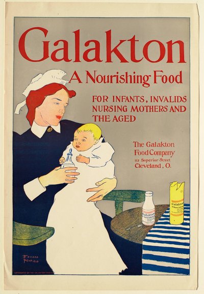 Galakton Advertisement, Nurse Feeding a Baby by Edward Penfield