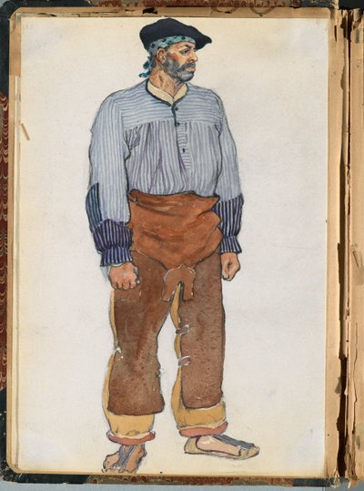 Spanish sketch, c.1911 by Edward Penfield