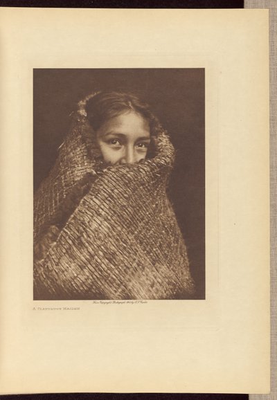A Clayoquot Maiden by Edward S. Curtis