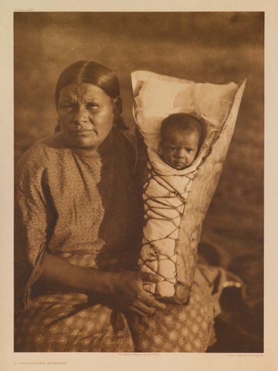 A Comanche Mother by Edward S. Curtis
