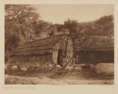 Diegueño House at Santa Ysabel by Edward S. Curtis