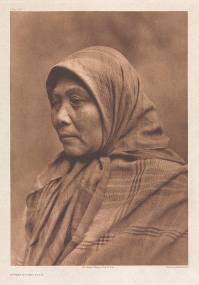 Portfolio IX, Plate 308: Puget Sound Type by Edward S. Curtis