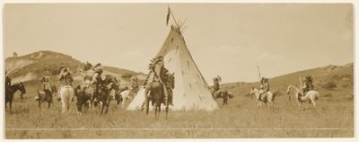 The Return to the Lodges by Edward S. Curtis