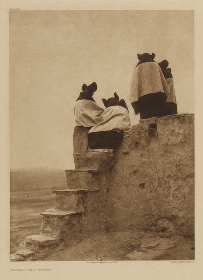 Watching the Dancers by Edward S. Curtis