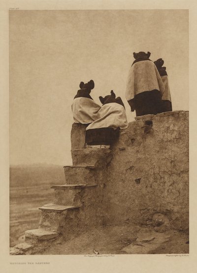 Watching the Dancers by Edward S. Curtis