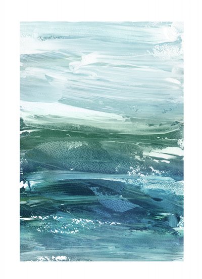 Abstract Ocean Layers by Edward Selkirk