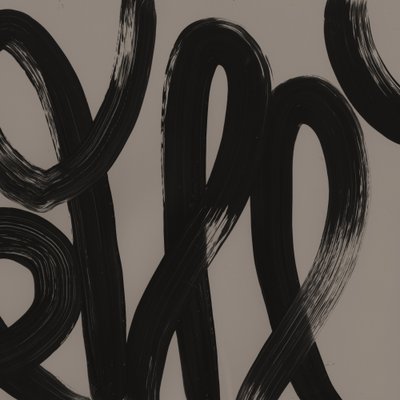 Dynamic Black Brushstrokes by Edward Selkirk