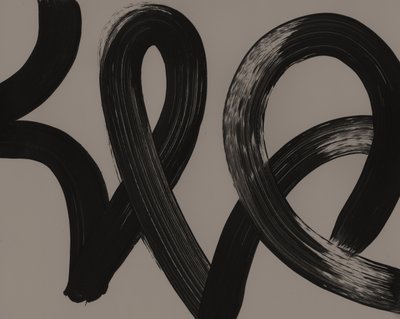 Dynamic Black Strokes by Edward Selkirk