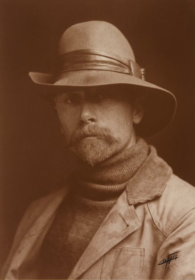 Edward Sheriff Curtis Self-Portrait by Edward Sheriff Curtis