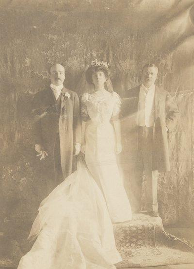 Theodore Roosevelt, Alice Roosevelt Longworth and Nicholas Longworth by Edward Sheriff Curtis
